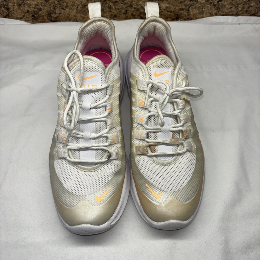 Nike Air Max Axis Prem (Womens Size 8) Running Shoes Sneakers White/Pink/